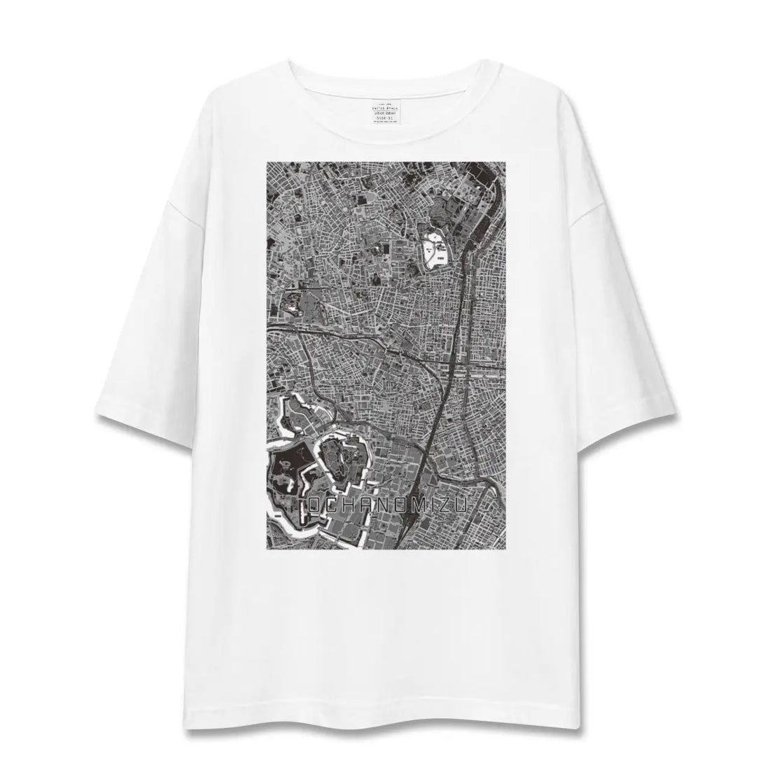 【御茶ノ水(東京都)】地図柄ビッグシルエットTシャツ