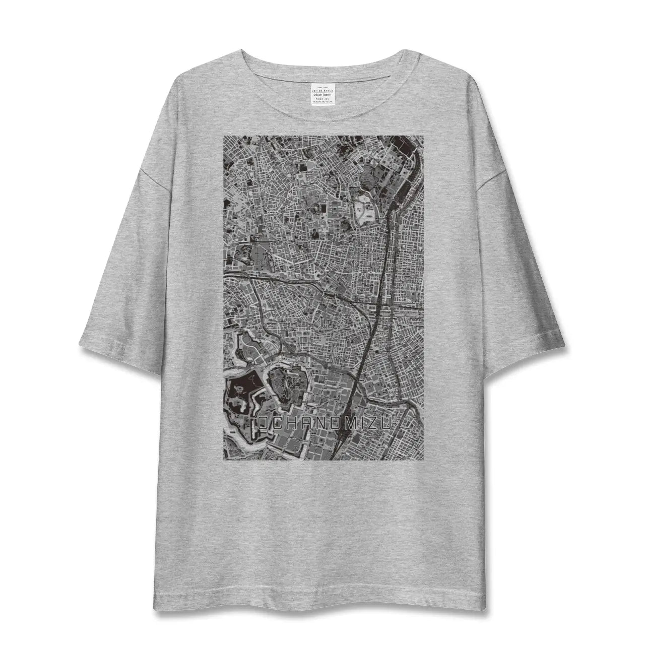 【御茶ノ水（東京都）】地図柄ビッグシルエットTシャツ