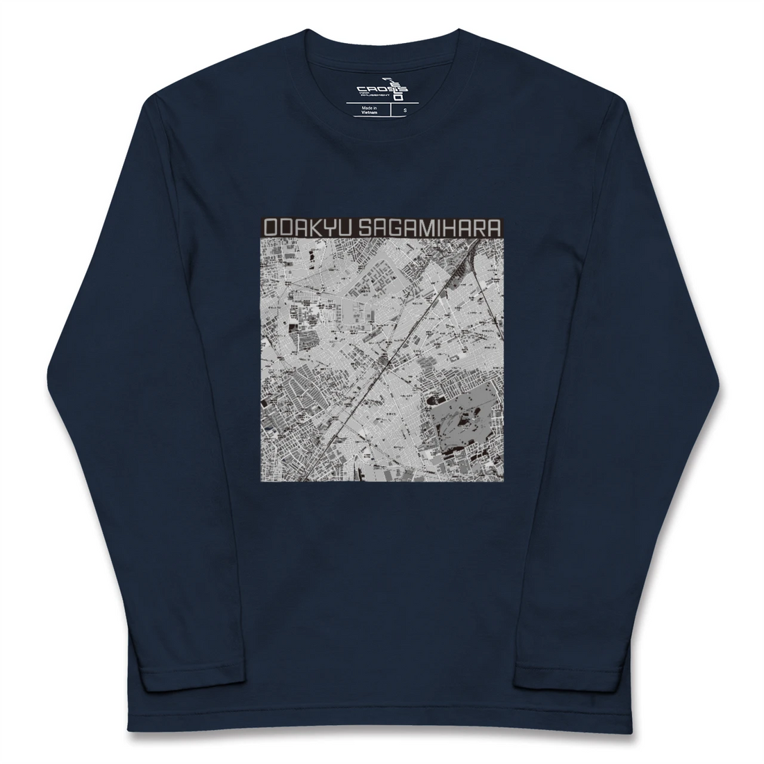 【小田急相模原(神奈川県)】地図柄ロングスリーブTシャツ