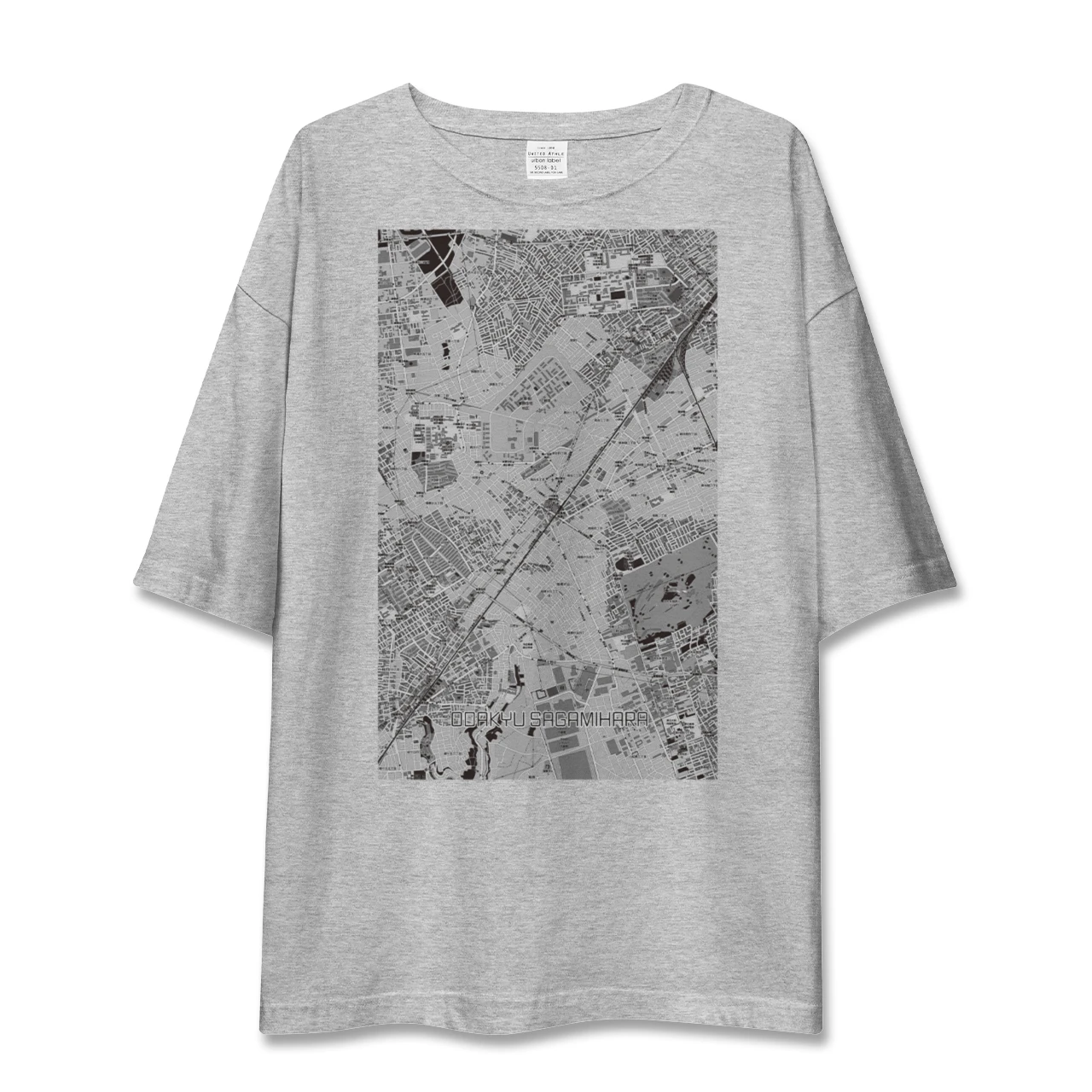 【小田急相模原（神奈川県）】地図柄ビッグシルエットTシャツ