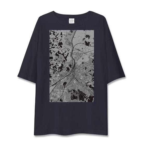 【大船（神奈川県）】地図柄ビッグシルエットTシャツ