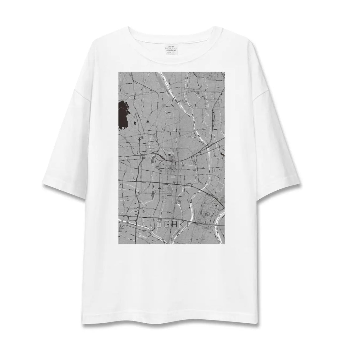 【大垣(岐阜県)】地図柄ビッグシルエットTシャツ