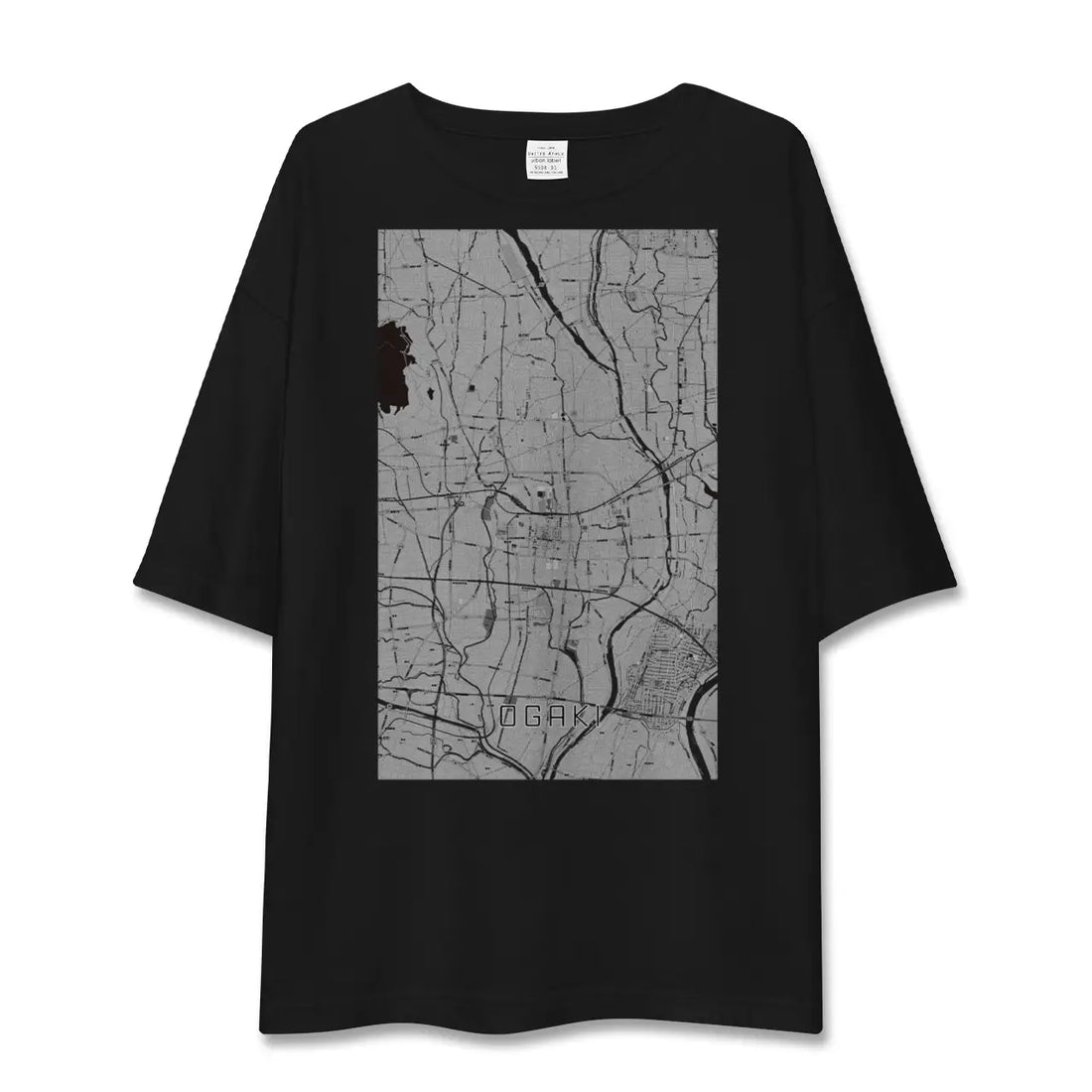 【大垣(岐阜県)】地図柄ビッグシルエットTシャツ