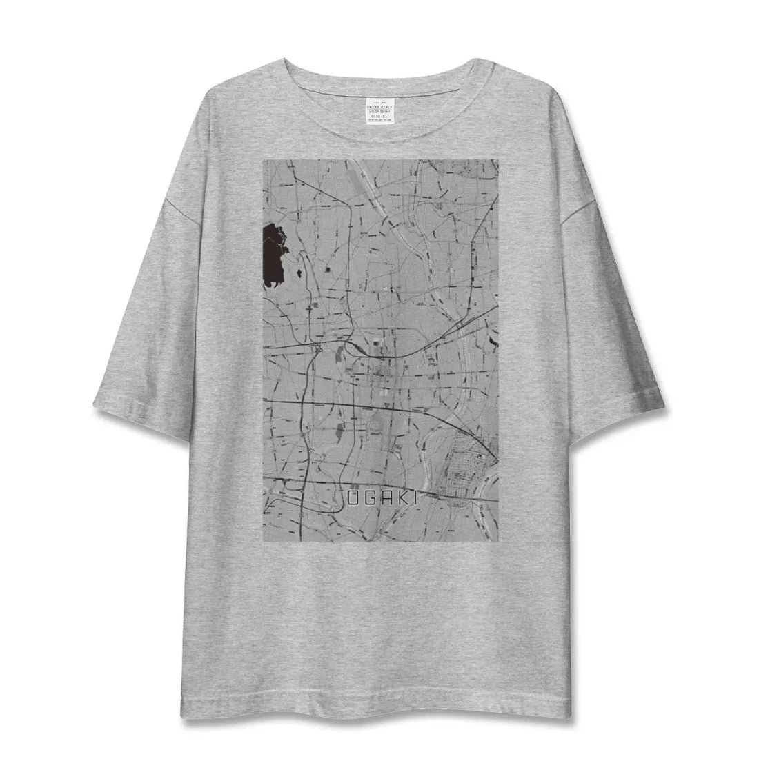 【大垣（岐阜県）】地図柄ビッグシルエットTシャツ