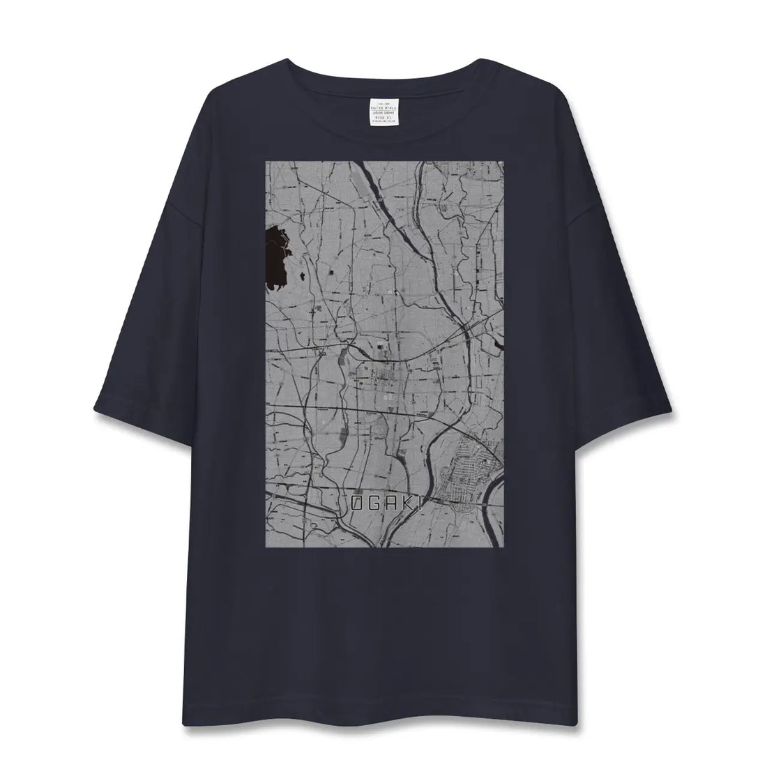【大垣（岐阜県）】地図柄ビッグシルエットTシャツ