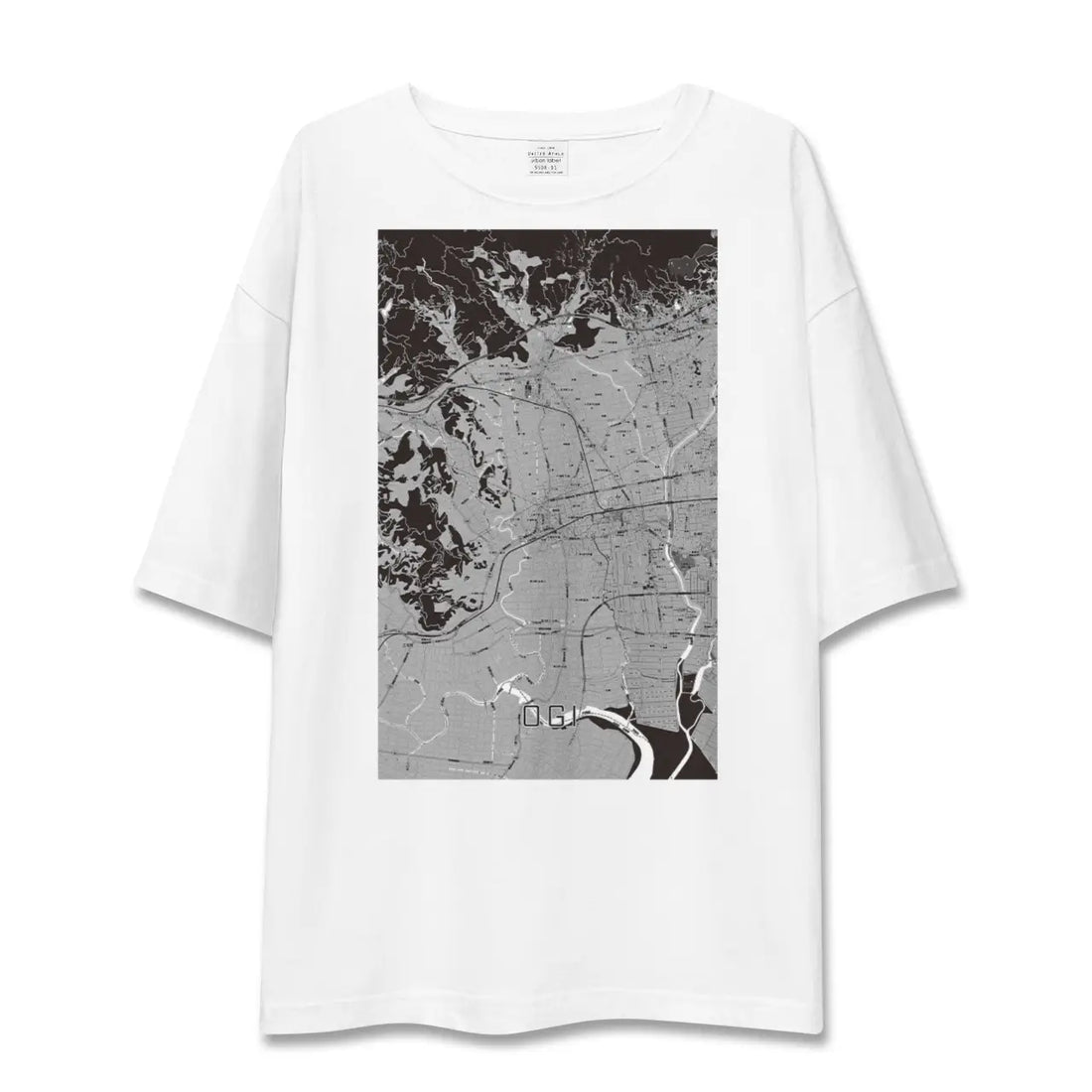 【小城(佐賀県)】地図柄ビッグシルエットTシャツ