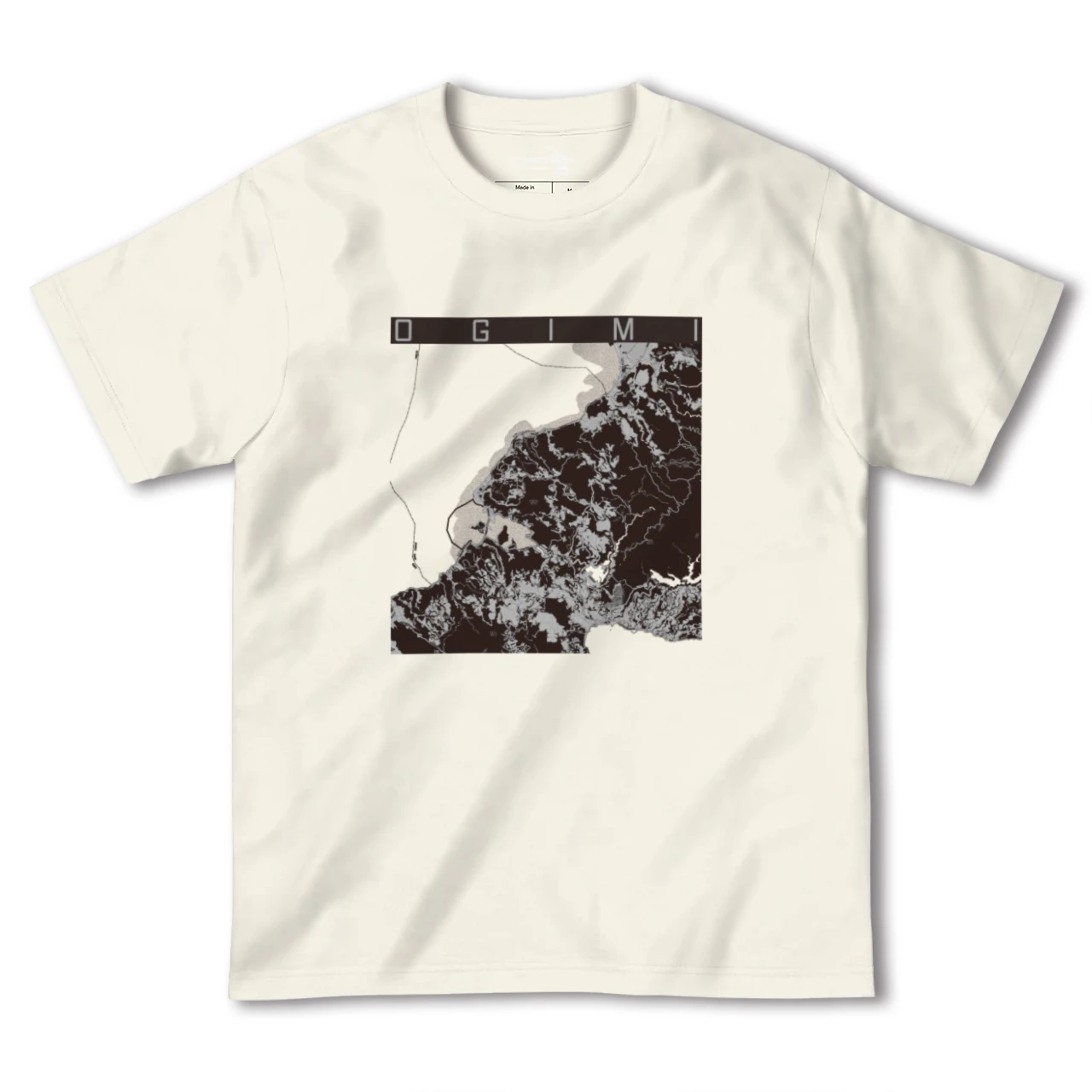 【大宜味（沖縄県）】地図柄ヘビーウェイトTシャツ