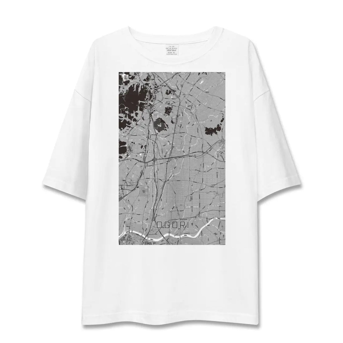 【小郡(福岡県)】地図柄ビッグシルエットTシャツ