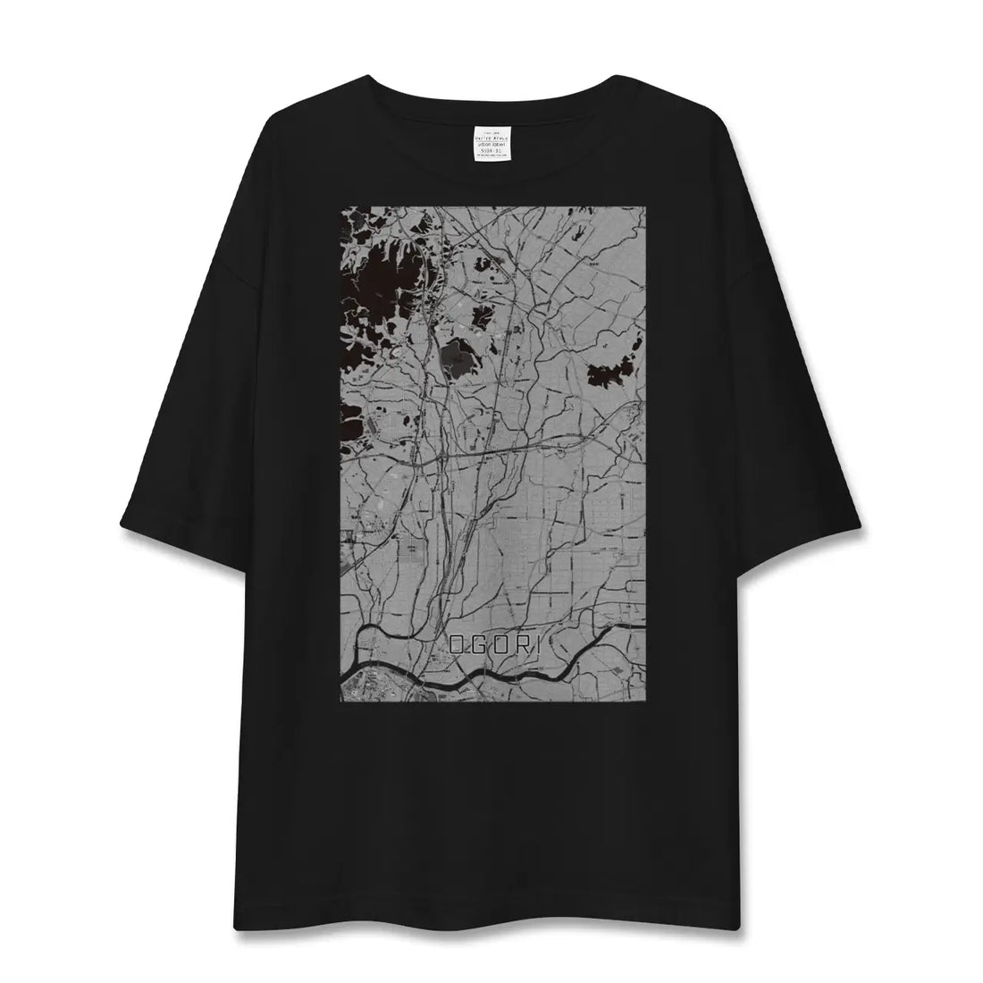 【小郡(福岡県)】地図柄ビッグシルエットTシャツ