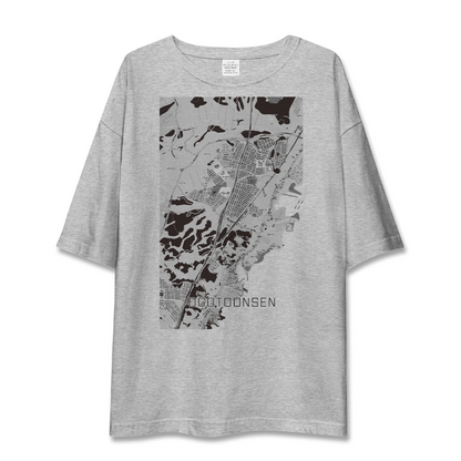 【おごと温泉（滋賀県）】地図柄ビッグシルエットTシャツ