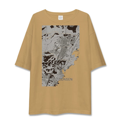 【おごと温泉（滋賀県）】地図柄ビッグシルエットTシャツ
