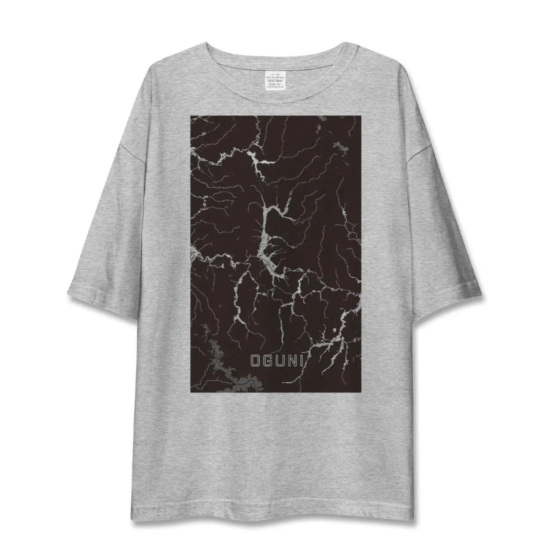 【小国（山形県）】地図柄ビッグシルエットTシャツ