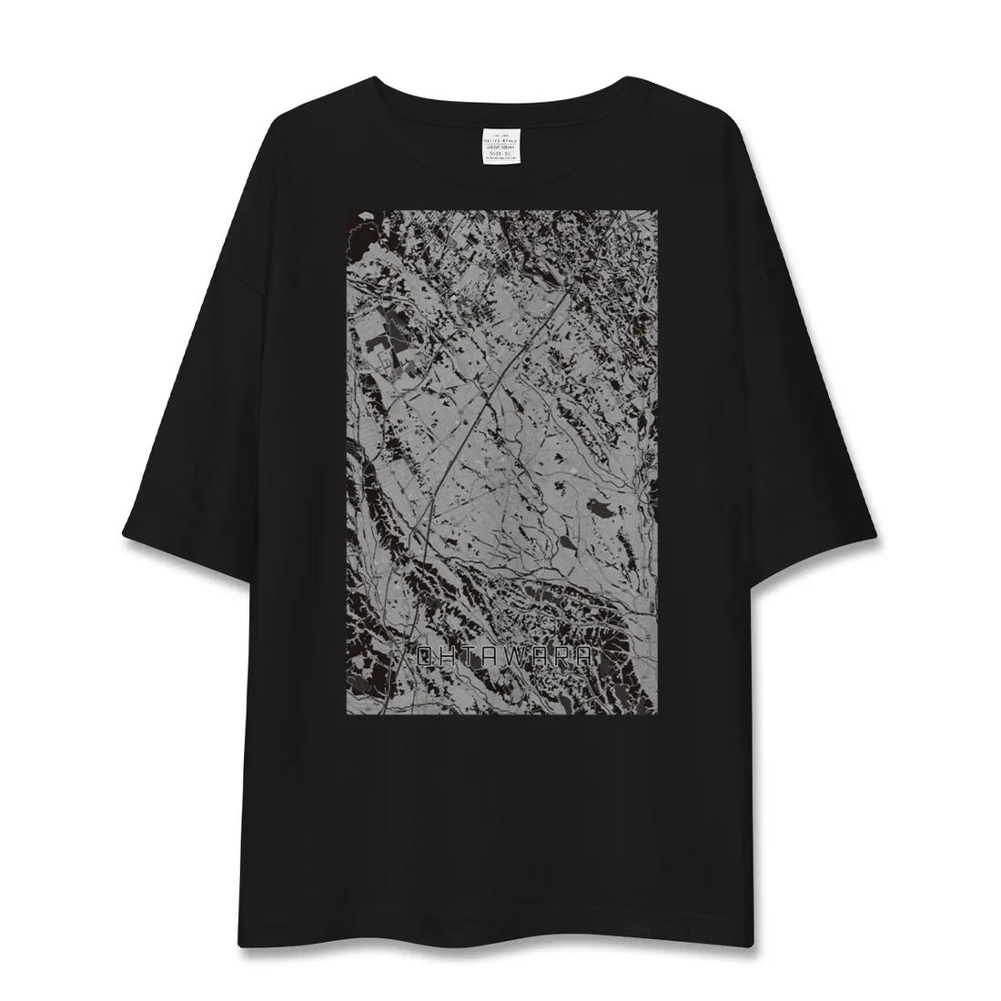 【大田原(栃木県)】地図柄ビッグシルエットTシャツ