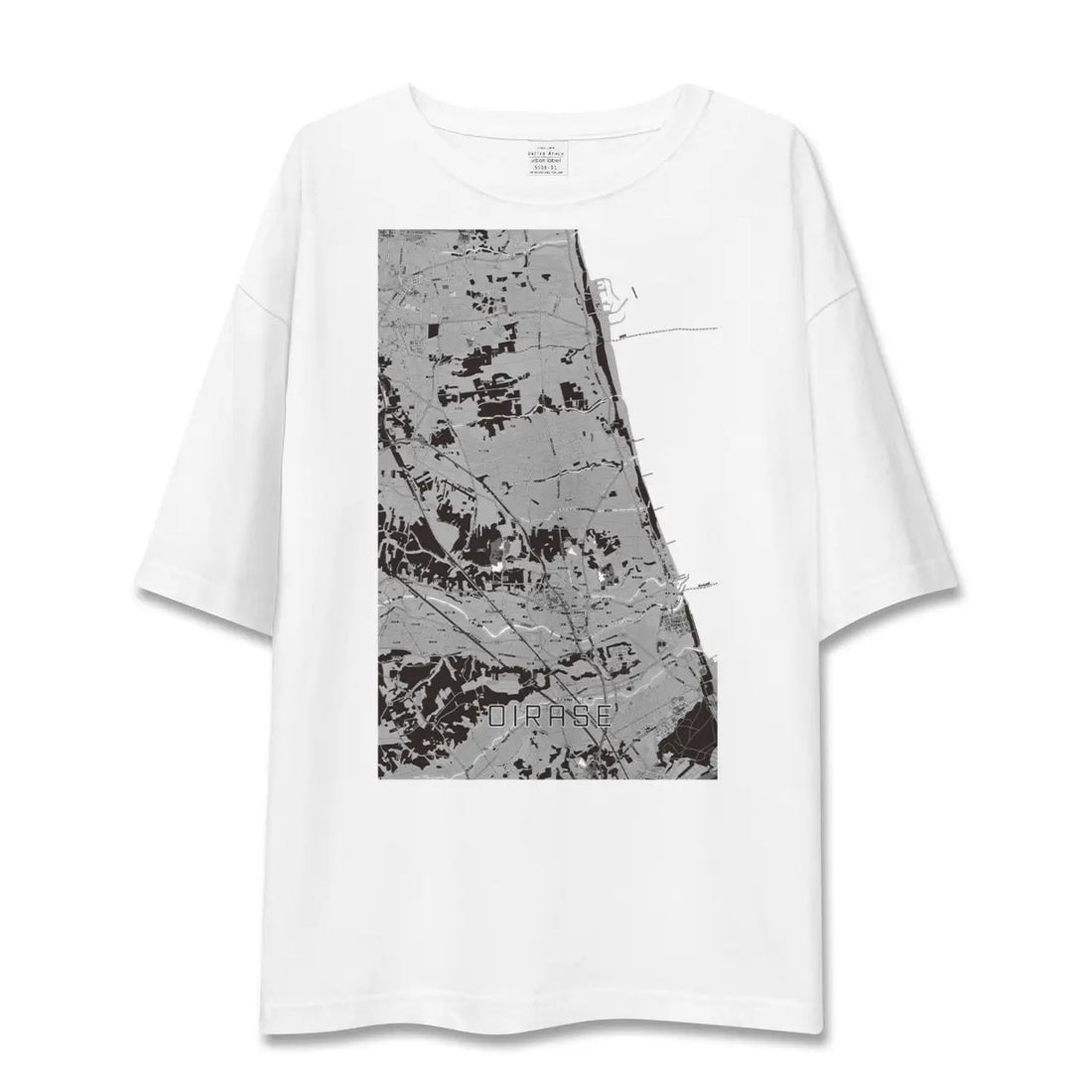 【おいらせ(青森県)】地図柄ビッグシルエットTシャツ