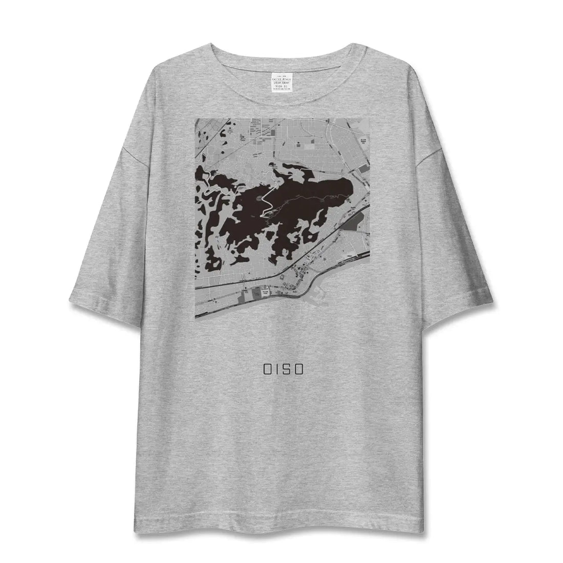 【大磯(神奈川県)】地図柄ビッグシルエットTシャツ