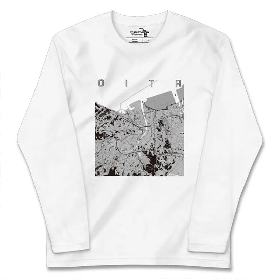 【大分（大分県）】地図柄ロングスリーブTシャツ