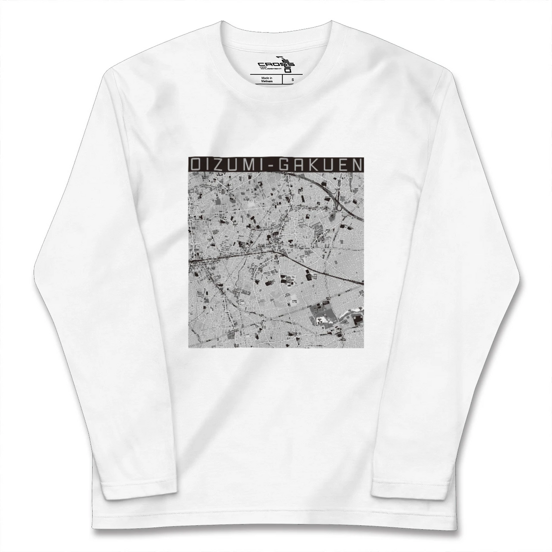 【大泉学園(東京都)】地図柄ロングスリーブTシャツ