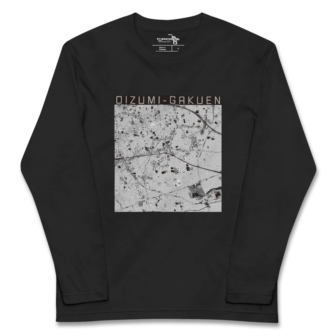 【大泉学園(東京都)】地図柄ロングスリーブTシャツ