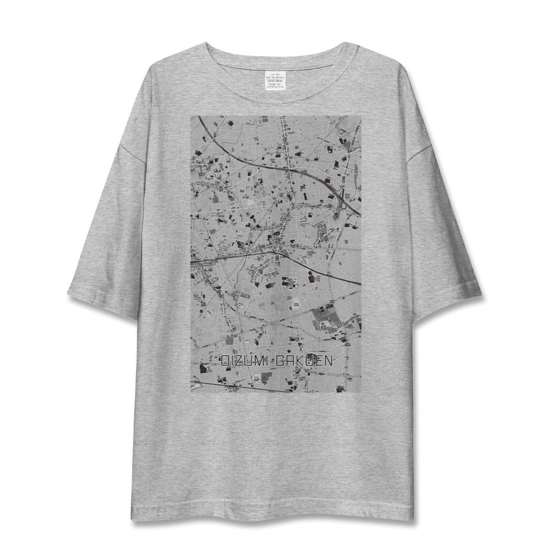 【大泉学園（東京都）】地図柄ビッグシルエットTシャツ