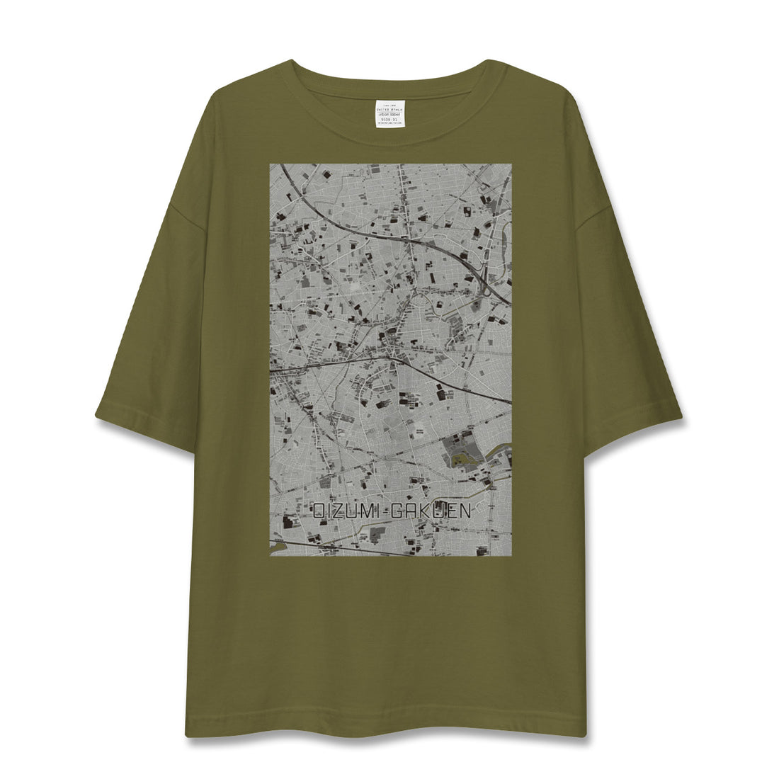 【大泉学園(東京都)】地図柄ビッグシルエットTシャツ