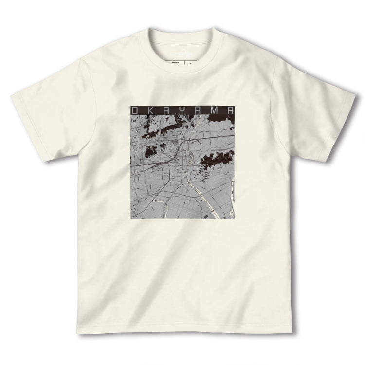 【岡山（岡山県）】地図柄ヘビーウェイトTシャツ