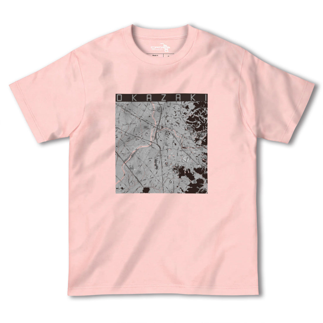 【岡崎(愛知県)】地図柄ヘビーウェイトTシャツ