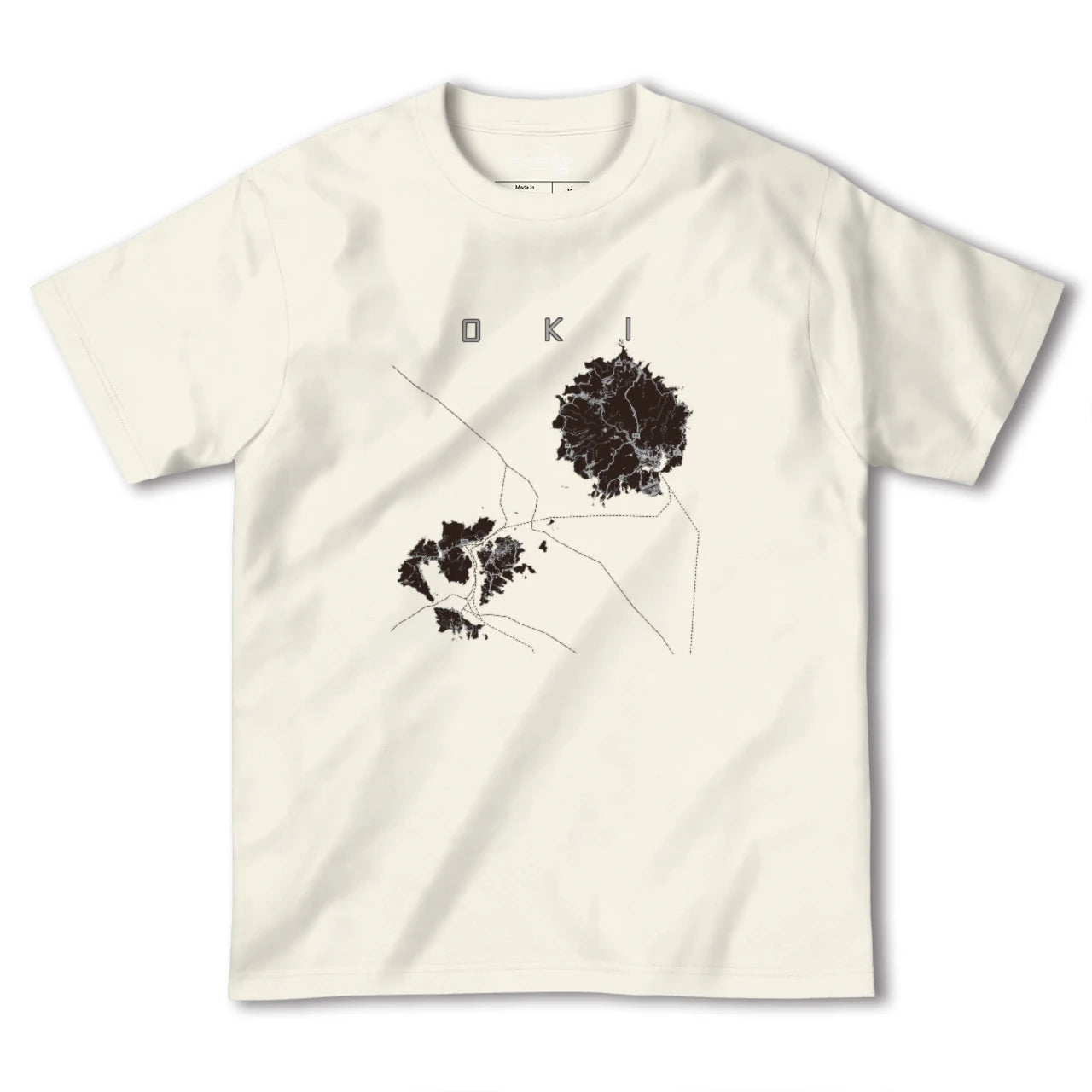 石見智翠館「オール島根」Tシャツ 隠岐（島根県）】地図柄ヘビーウェイトTシャツ – クロスフィールド