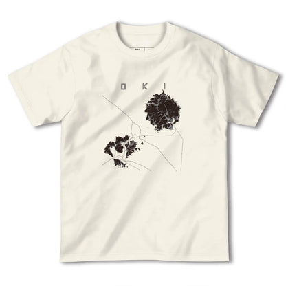 隠岐（島根県）】地図柄ヘビーウェイトTシャツ – クロスフィールド