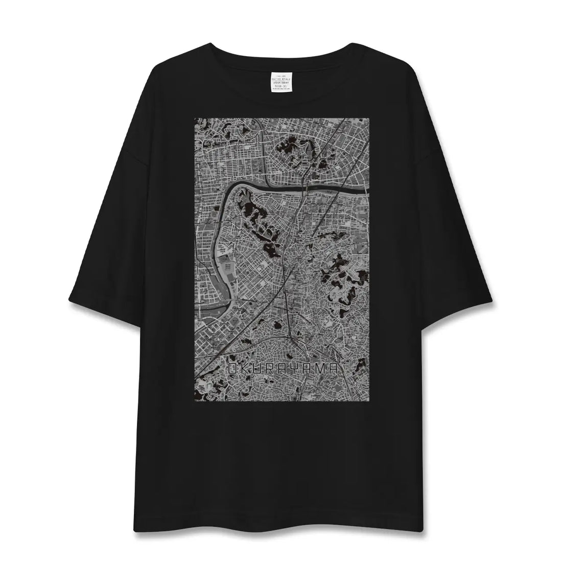 【大倉山(神奈川県)】地図柄ビッグシルエットTシャツ