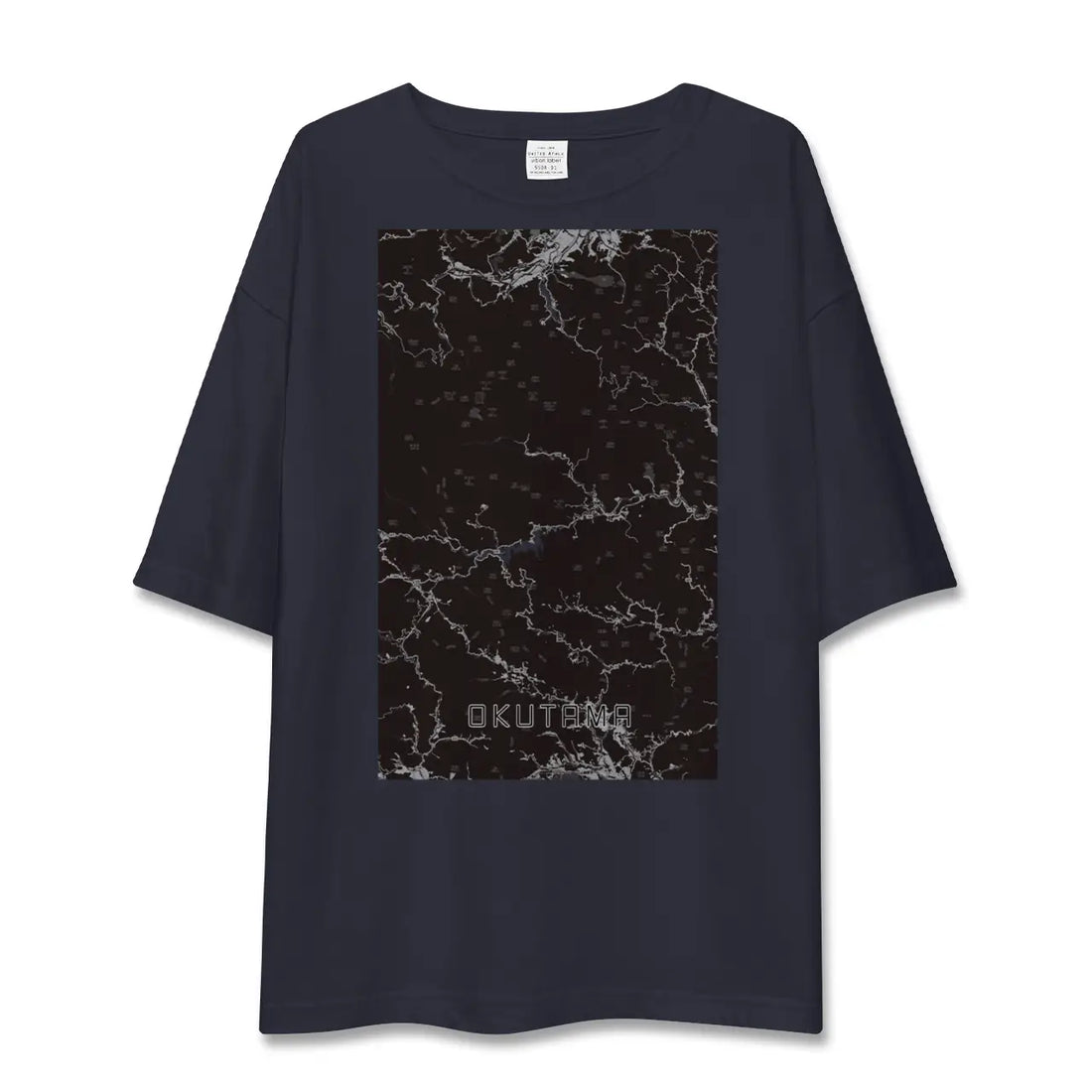【奥多摩（東京都）】地図柄ビッグシルエットTシャツ