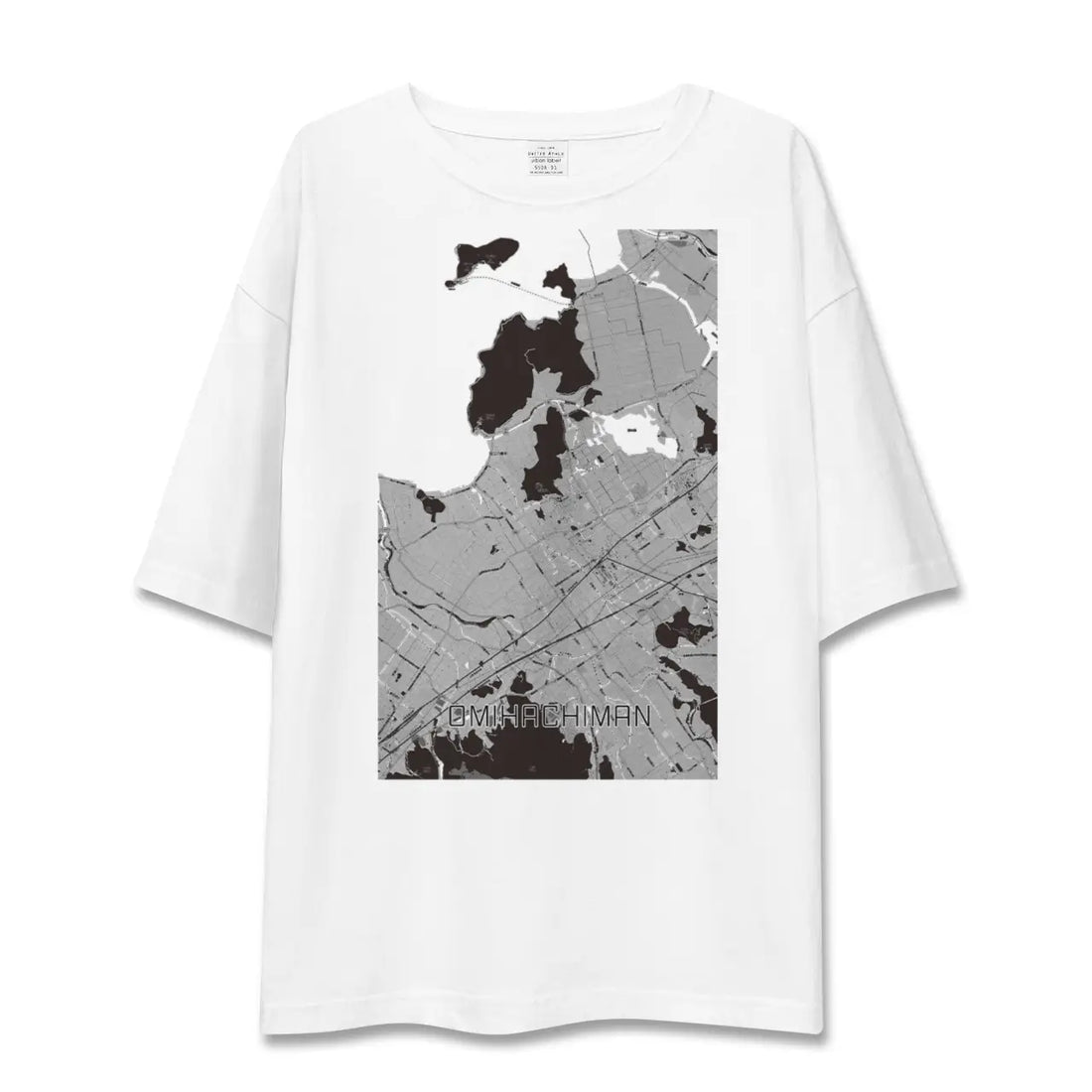 【近江八幡(滋賀県)】地図柄ビッグシルエットTシャツ