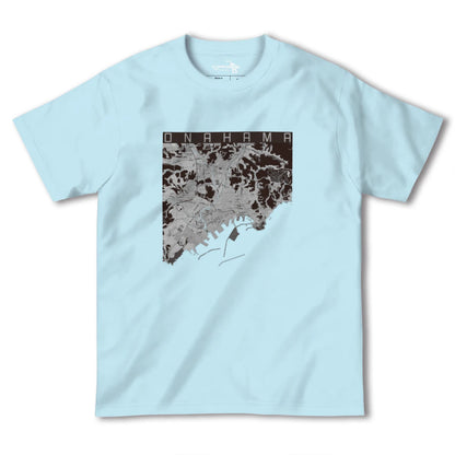 【小名浜（福島県）】地図柄ヘビーウェイトTシャツ