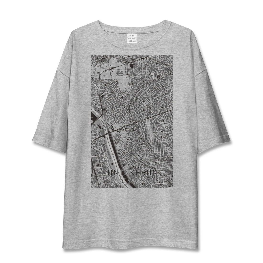【御嶽山(東京都)】地図柄ビッグシルエットTシャツ