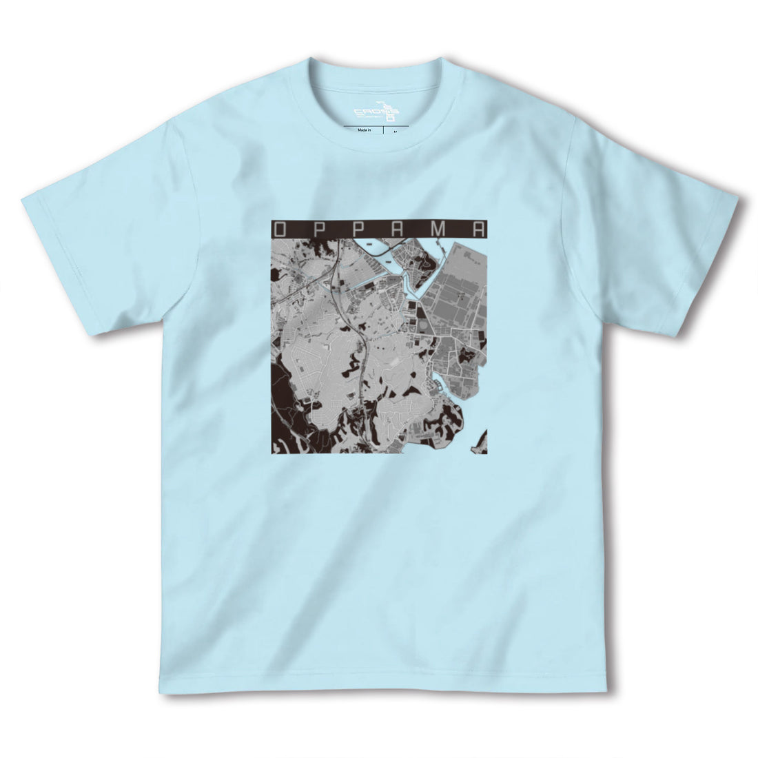 【追浜（神奈川県）】地図柄ヘビーウェイトTシャツ