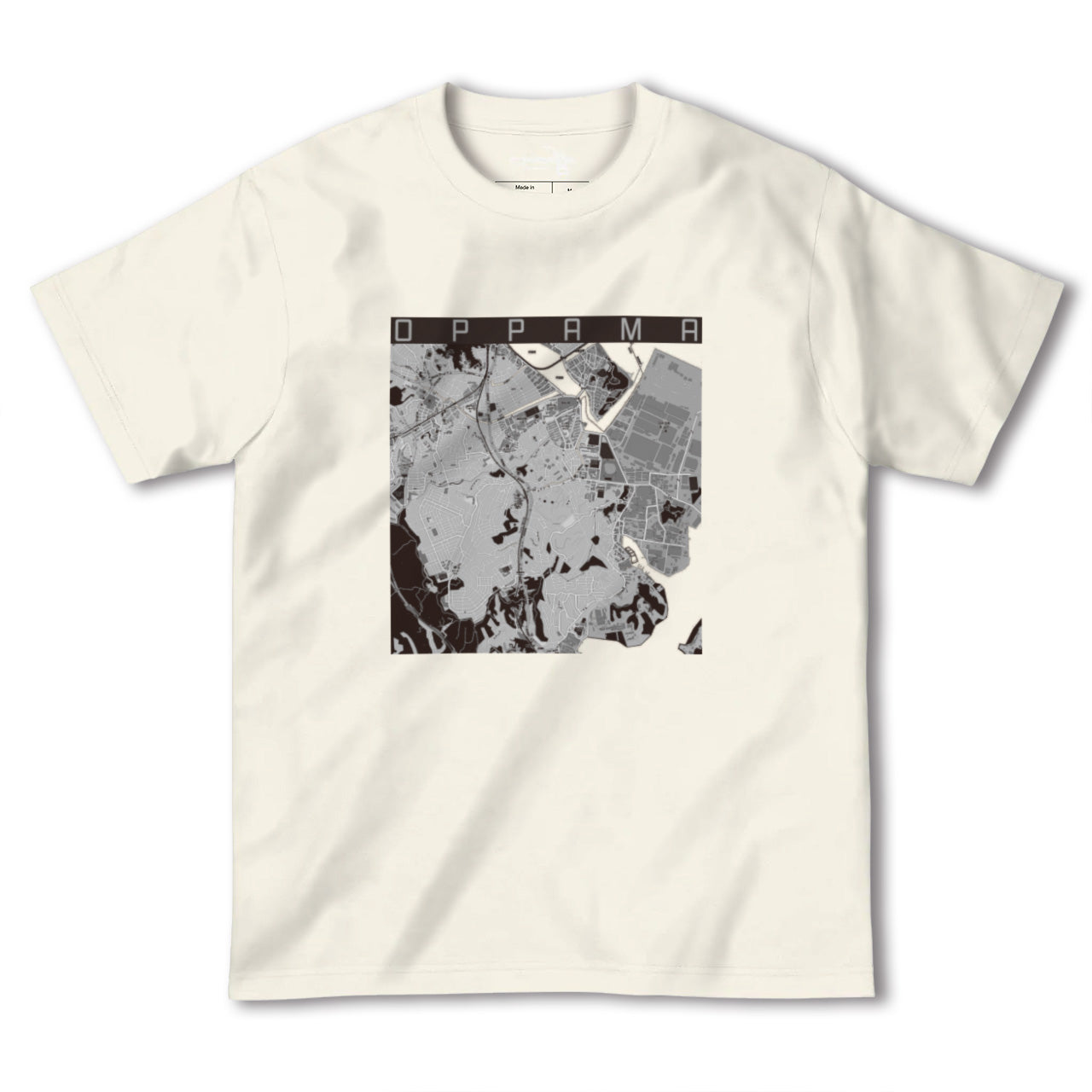 【追浜（神奈川県）】地図柄ヘビーウェイトTシャツ