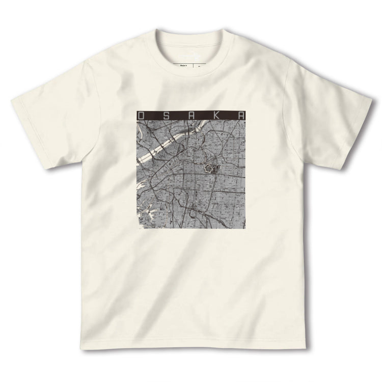 【大阪（大阪府）】地図柄ヘビーウェイトTシャツ