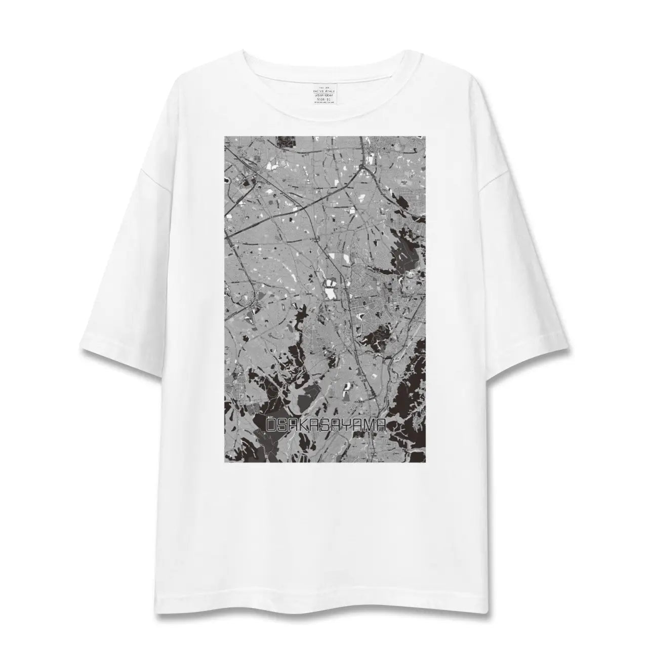 【大阪狭山（大阪府）】地図柄ビッグシルエットTシャツ