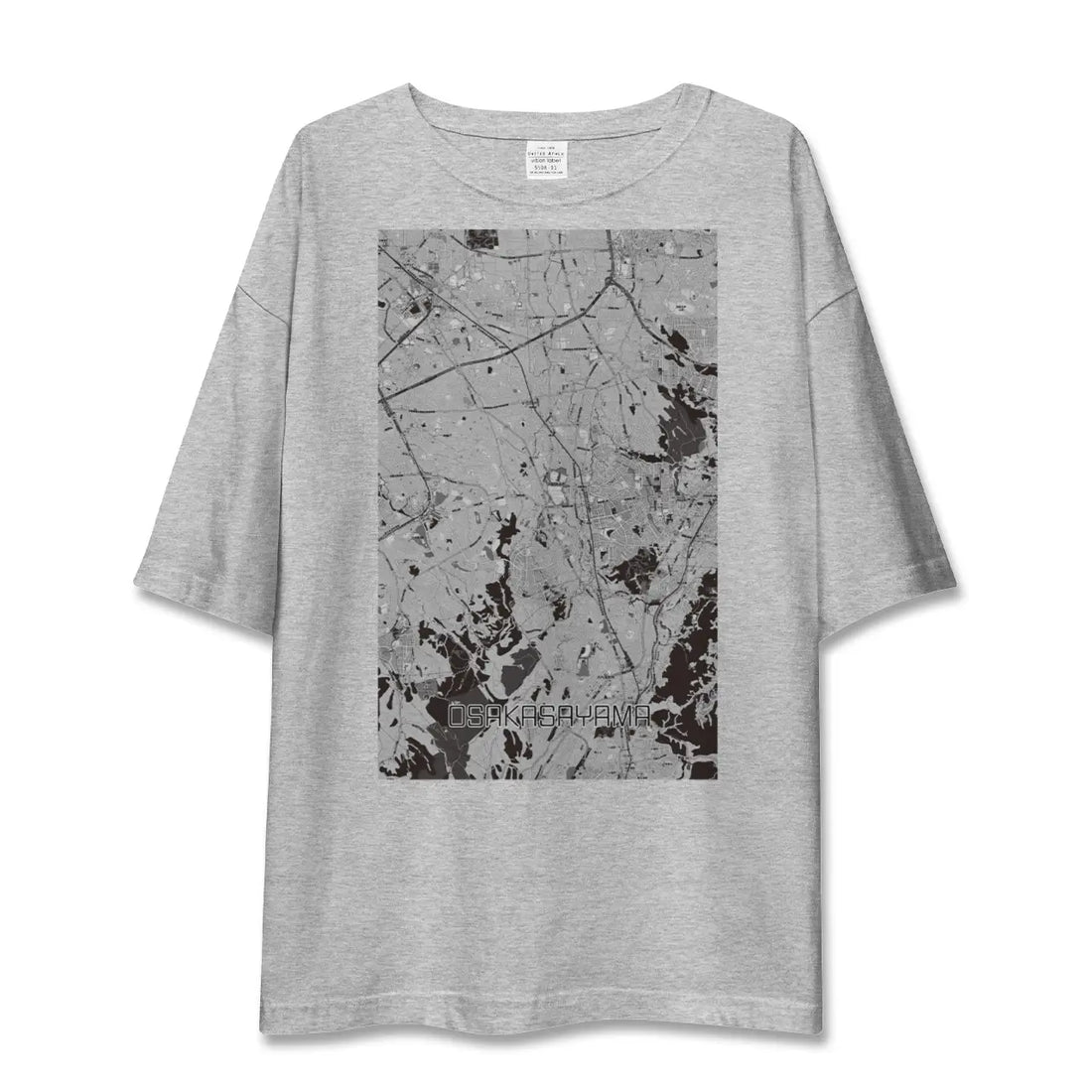 【大阪狭山(大阪府)】地図柄ビッグシルエットTシャツ