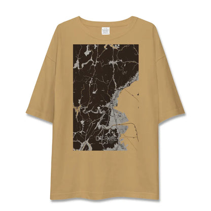 【大竹（広島県）】地図柄ビッグシルエットTシャツ
