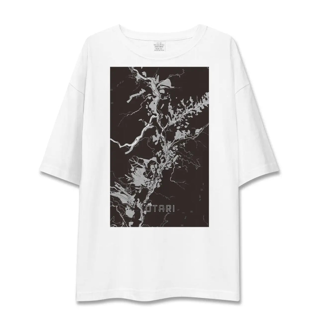 【小谷(長野県)】地図柄ビッグシルエットTシャツ