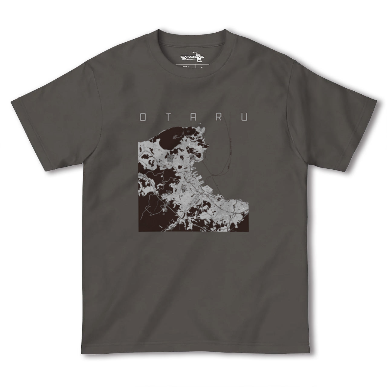 【小樽（北海道）】地図柄ヘビーウェイトTシャツ