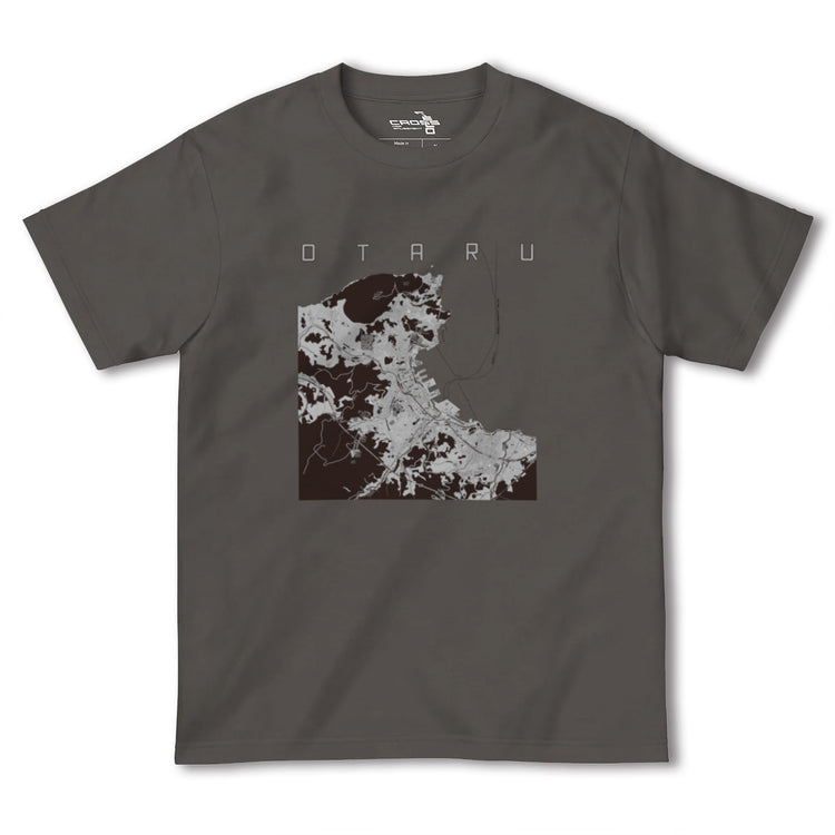 【小樽（北海道）】地図柄ヘビーウェイトTシャツ