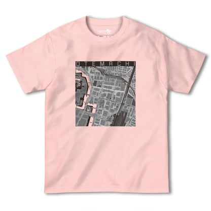 【大手町（東京都）】地図柄ヘビーウェイトTシャツ