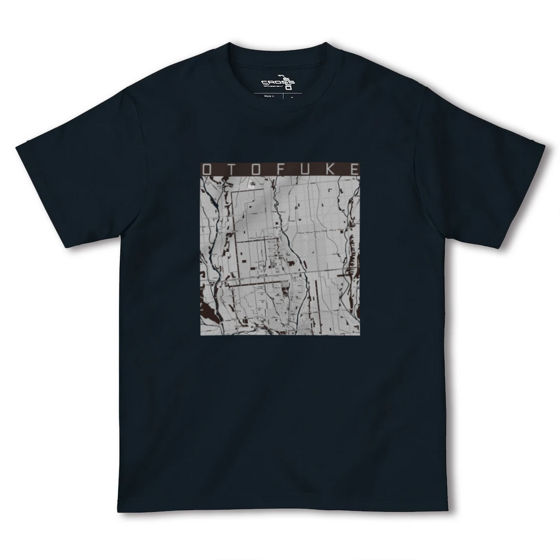 【音更（北海道）】地図柄ヘビーウェイトTシャツ