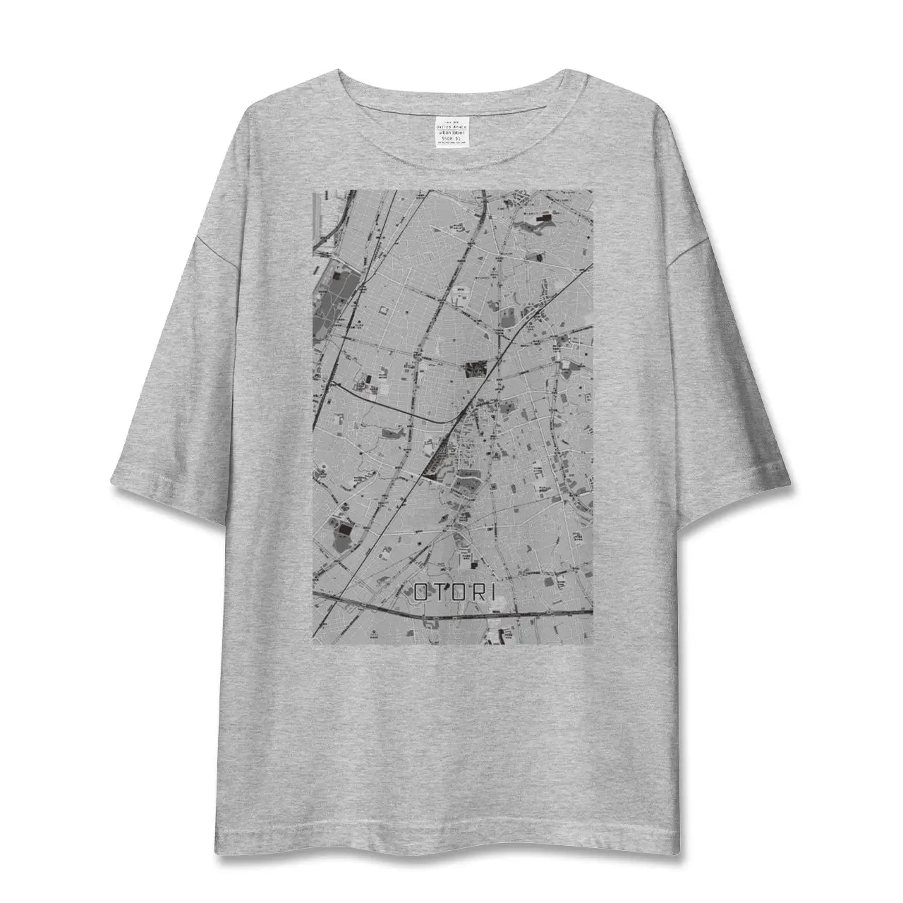 【鳳（大阪府）】地図柄ビッグシルエットTシャツ