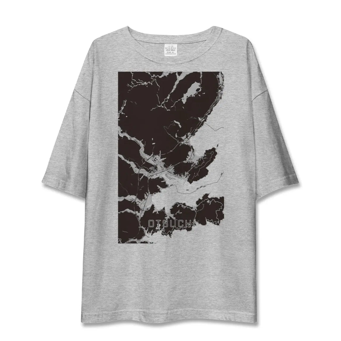 【大槌（岩手県）】地図柄ビッグシルエットTシャツ