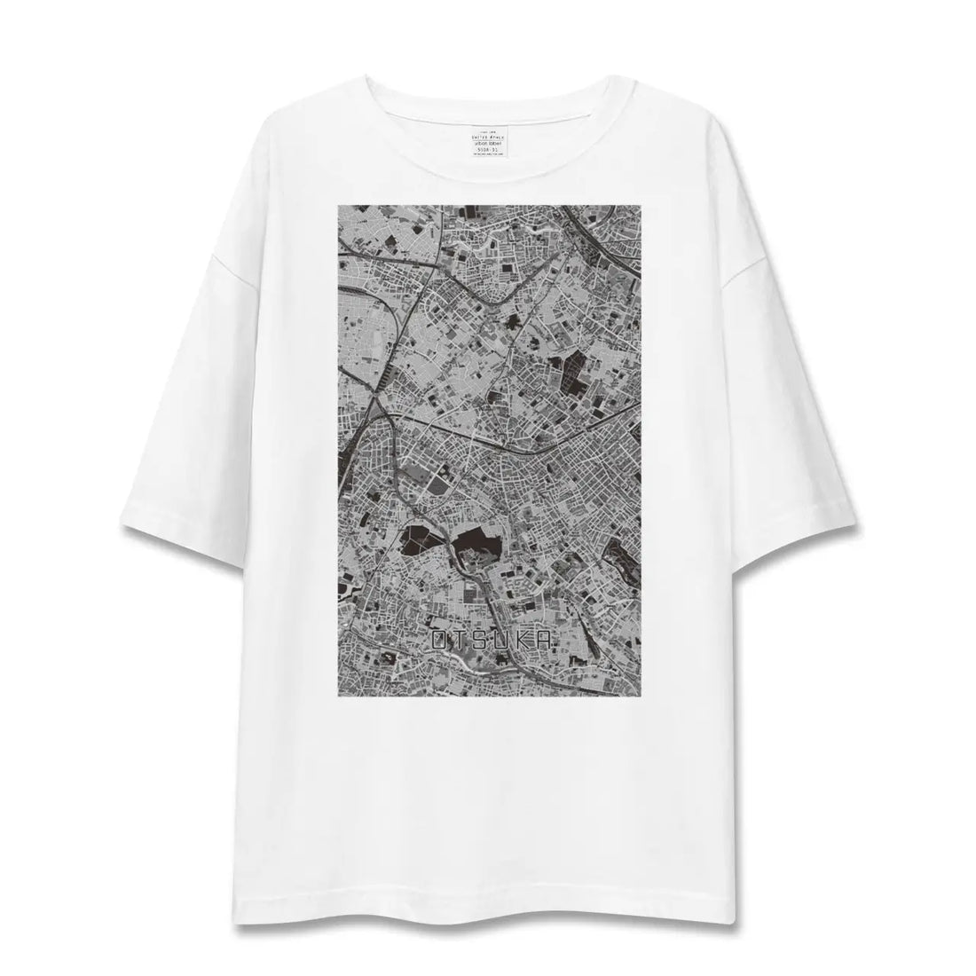 【大塚（東京都）】地図柄ビッグシルエットTシャツ