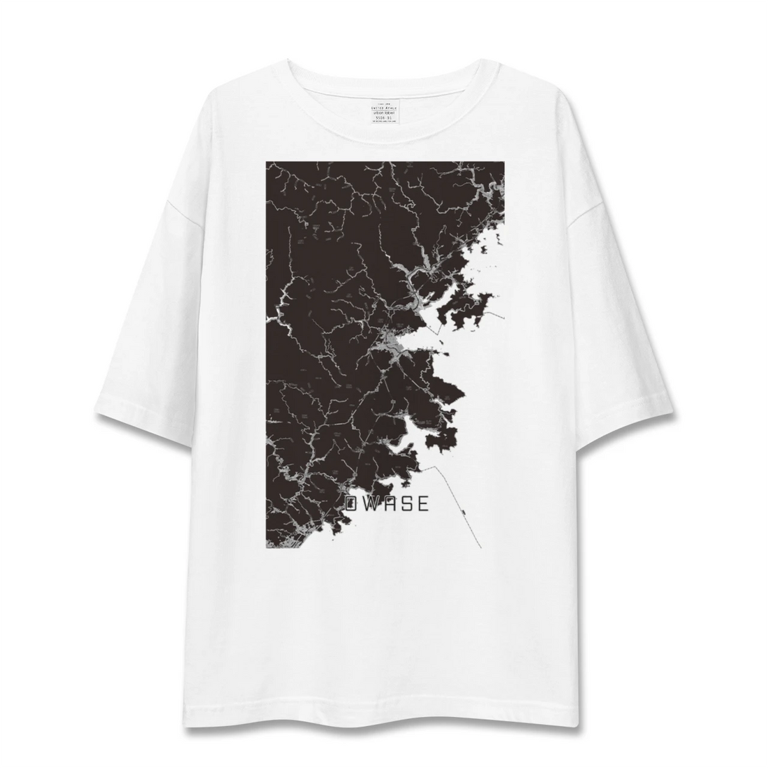 【尾鷲(三重県)】地図柄ビッグシルエットTシャツ