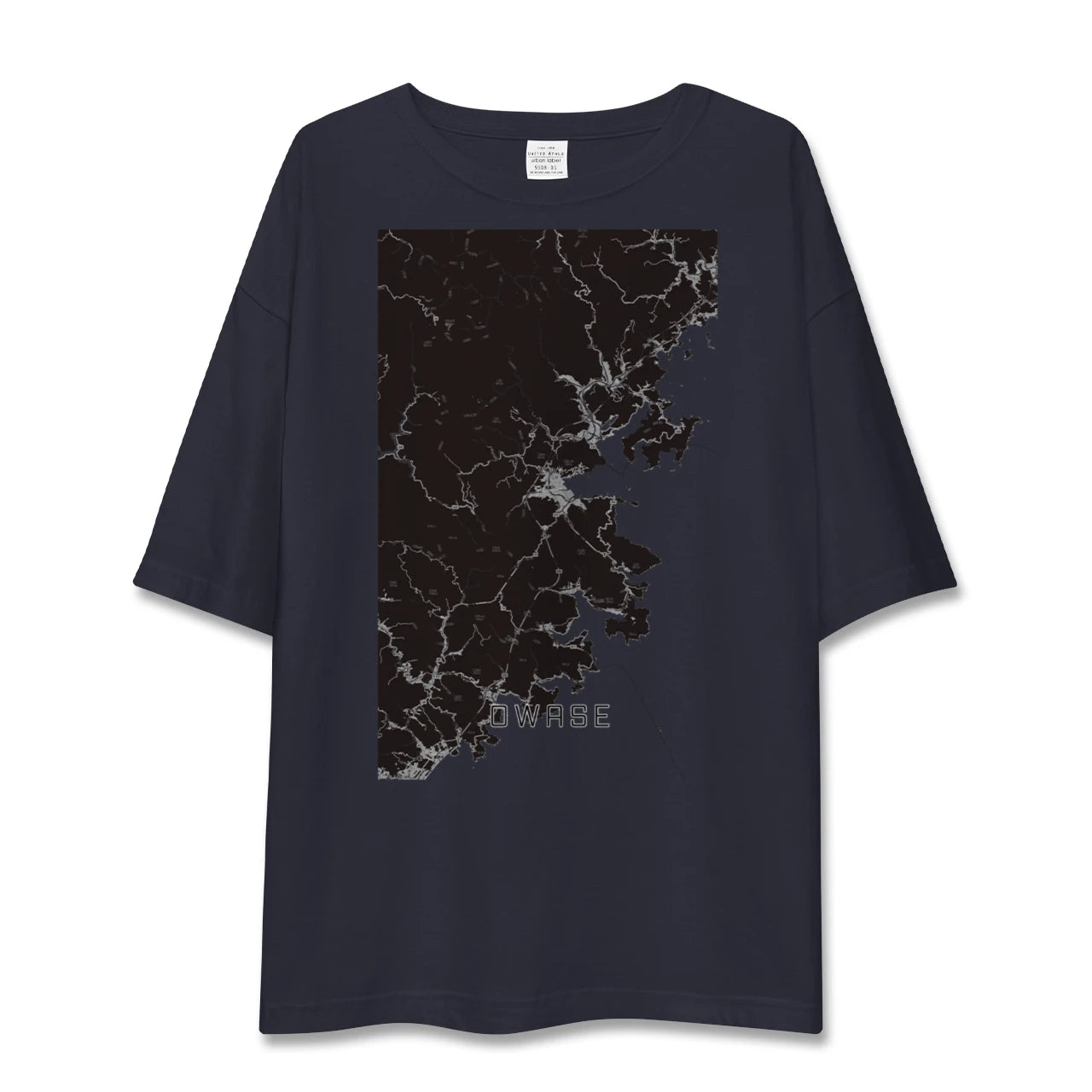 【尾鷲（三重県）】地図柄ビッグシルエットTシャツ
