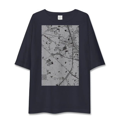 【大山（東京都）（東京都）】地図柄ビッグシルエットTシャツ